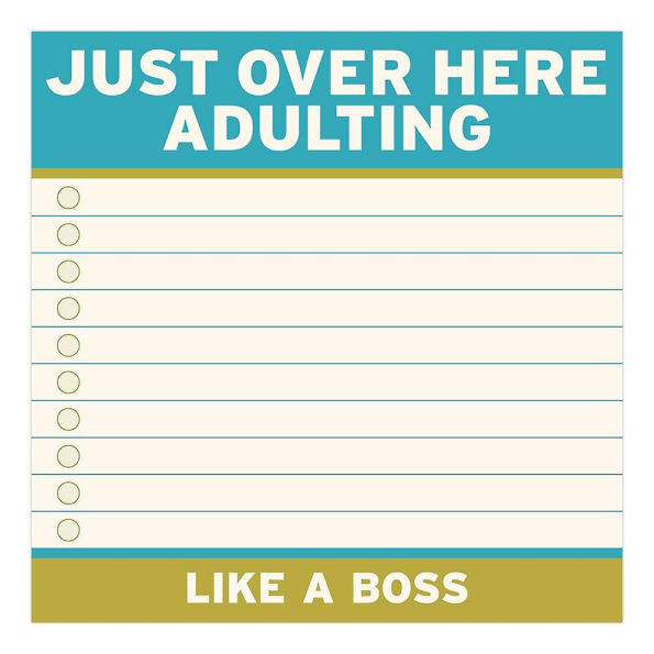 Adulting Large Sticky Notes