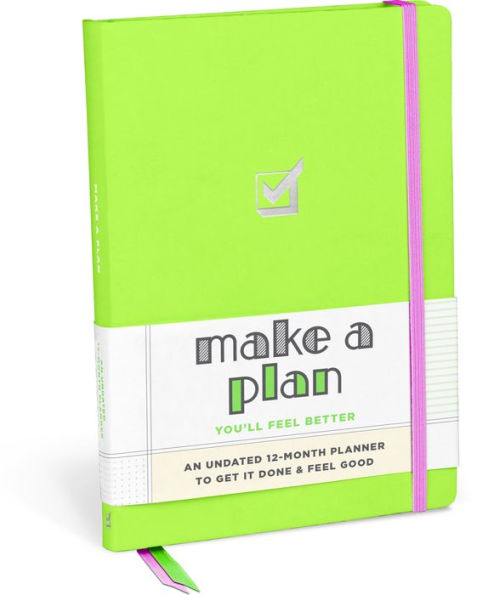 Make a Plan Undated Planner & Weekly Agenda Notebook