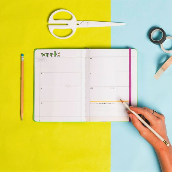 Make a Plan Undated Planner & Weekly Agenda Notebook by Knock