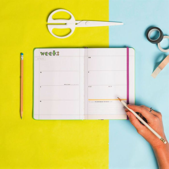 Make a Plan Undated Planner & Weekly Agenda Notebook