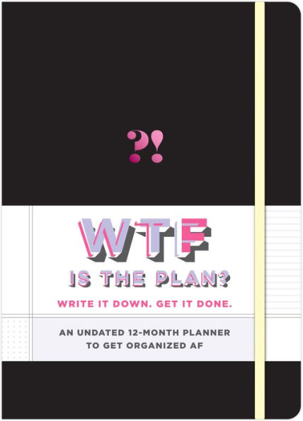 WTF Undated Planner & Weekly Agenda Notebook