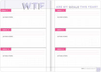 Alternative view 4 of WTF Undated Planner & Weekly Agenda Notebook