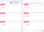 Alternative view 4 of WTF Undated Planner & Weekly Agenda Notebook