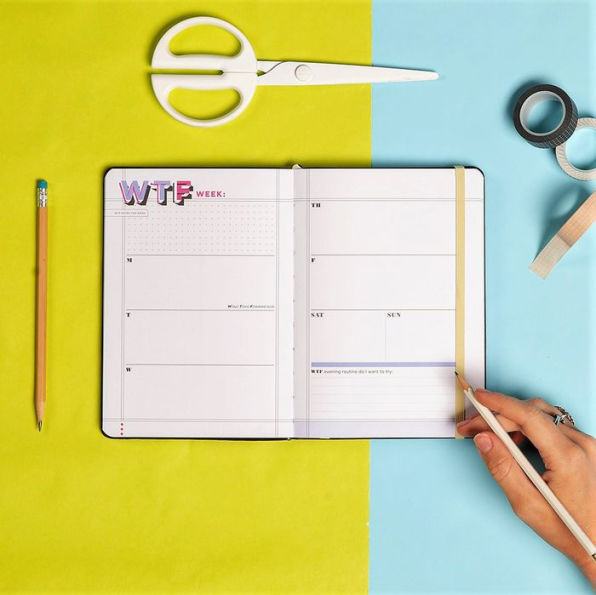 WTF Undated Planner & Weekly Agenda Notebook