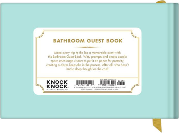 would poop here again sign bathroom guest book: housewarming registry list,  knock knock guest book, I