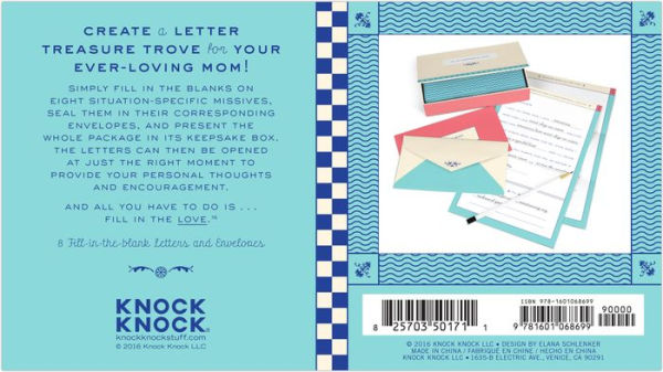 Letters to My Wonderful Mom Read Me When Box