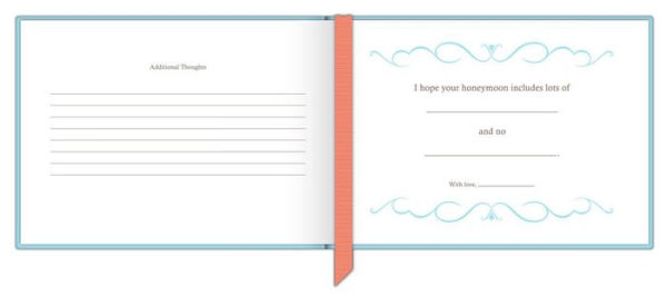 Wedding Wishes Fill In Book