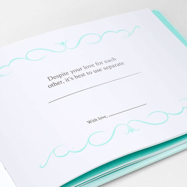 Wedding Wishes Fill In Book