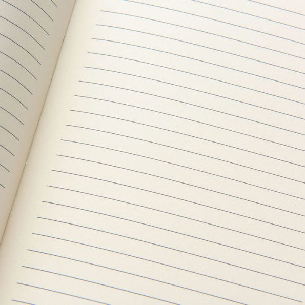Dark Blue Paper Wasp Lined Journal