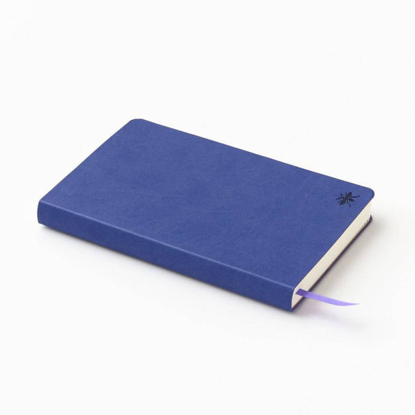 Dark Blue Paper Wasp Lined Journal