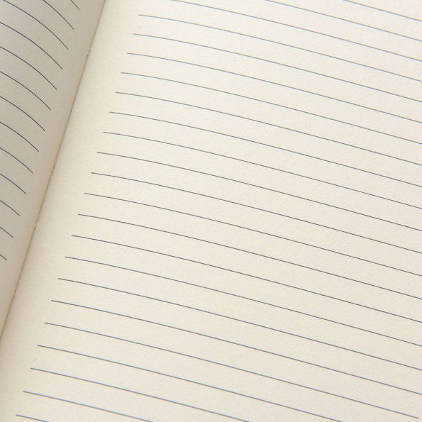 Dark Blue Paper Wasp Lined Journal