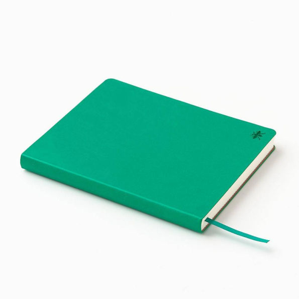 Green Paper Wasp Lined Journal