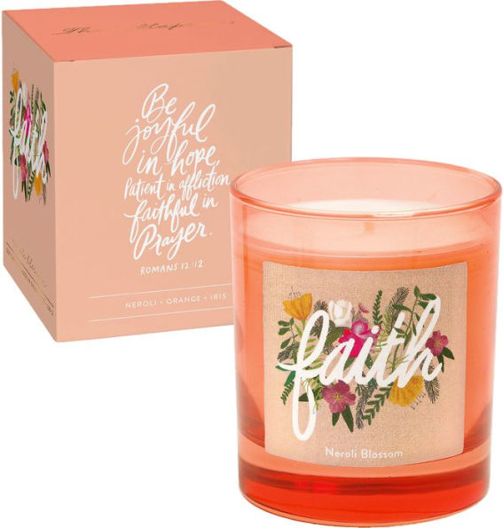 Faith Thimblepress Bouquet Candle