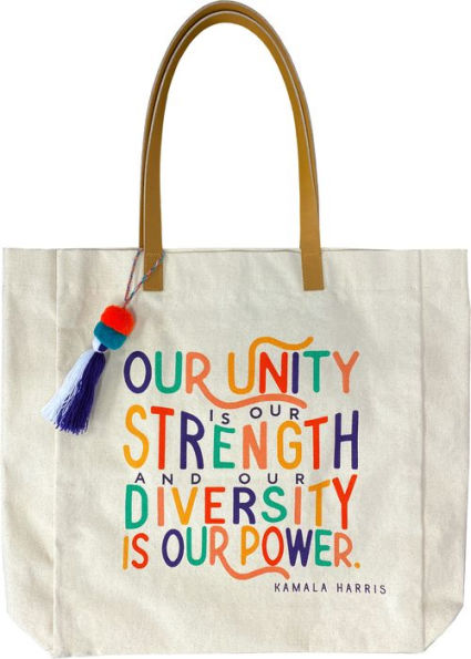 Kamala Harris Quote Canvas Tote