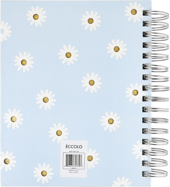 2025 Fun Spiral Die-Cut Daisy 17-month Planner