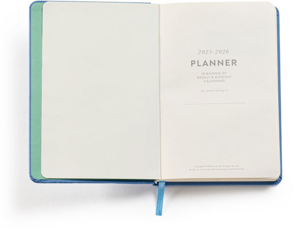 2025-2026 Linen Bound Daisies 18-Month Planner