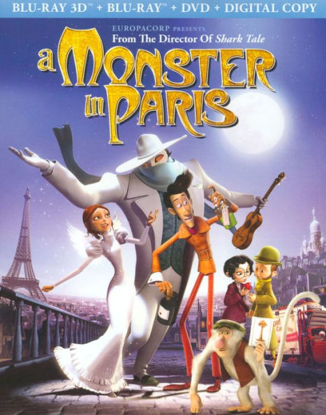 A Monster in Paris [3 Discs] [Includes Digital Copy] [3D] [Blu-ray/DVD]