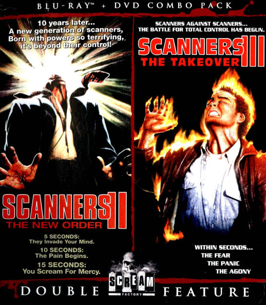 Scanners II: The New Order/Scanners III: The Takeover [2 Discs] [DVD/Blu-ray]