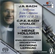 Title: Bach: Sinfonias from Cantatas; C.P.E. Bach, Vivaldi: Oboe Concertos, Artist: Raymond Leppard