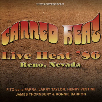 Live Heat 86 Reno Nevada Limited Edition By Canned Heat