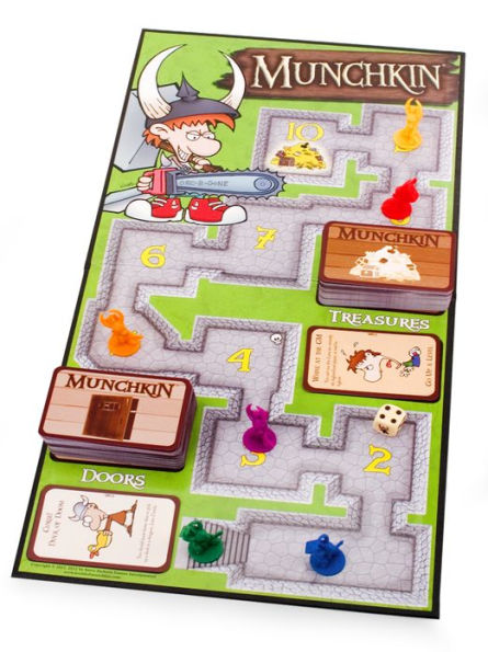 Munchkin Deluxe Board Card Game From Steve Jackson Games COMPLETE