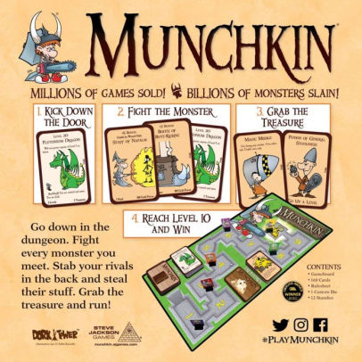 Steve Jackson Games SJG1483 Munchkin Deluxe Card Game