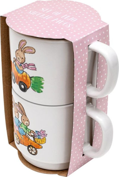 2 Pack of Easter Stackable Mugs