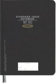 Title: Black Standard Issue Large Notebook No. 80