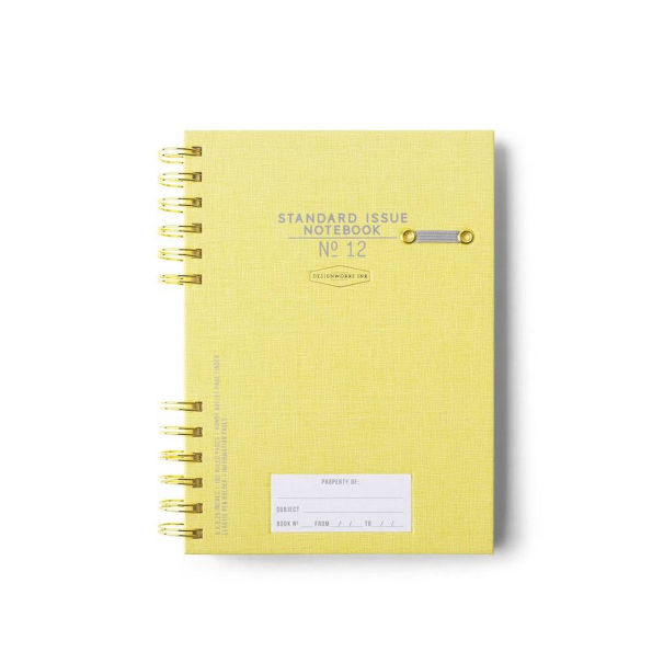 Yellow Standard Issue Notebook No. 12
