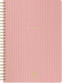 Dusty Blush Textured Paper Twin Wire A4 Notebook (B&N Exclusive)