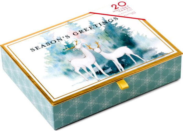 Season's Greetings Deer Boxed Holiday Cards