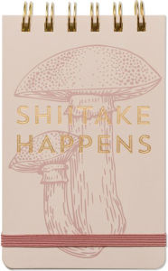 Title: Shitake Happens Vintage Sass Notepad