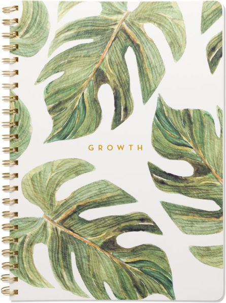 Leafy Growth Large Twin Wire Notebook