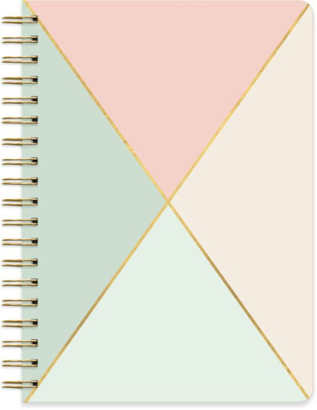 Pastel Triangles Wire Bound Journal