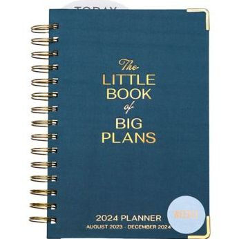 2024 Twin Wire 17-Month Weekly Planner Little Book Of Big Plans 6x8