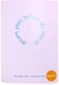 Title: 2024 Dream Plan Believe Flex Leatherette Planner