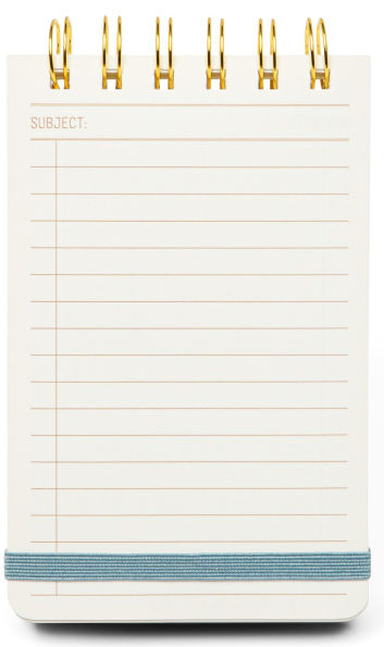 Give Me Space Vintage Sass Reporter Notepad