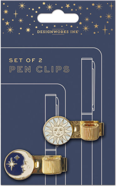 Celestial Pen Clips Set of 2