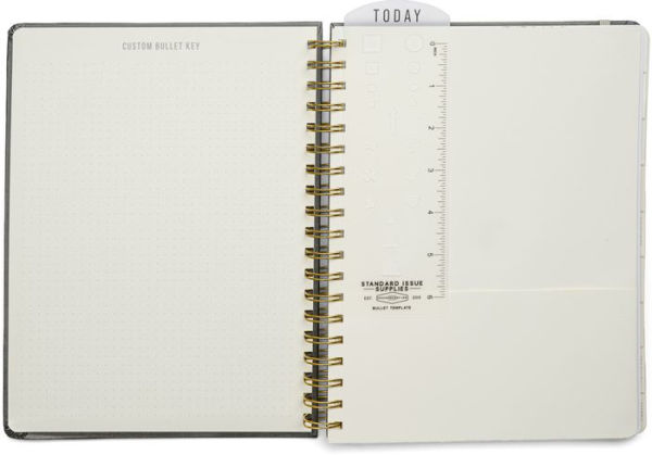 2025 Charcoal Standard Issue Medium 17-month Weekly Planner