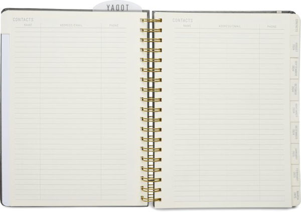 2025 Charcoal Standard Issue Medium 17-month Weekly Planner