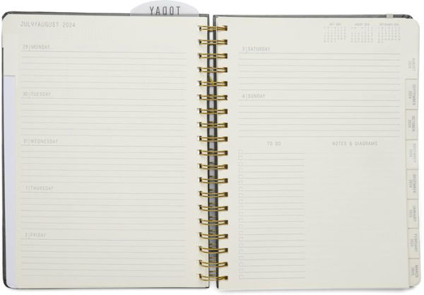 2025 Charcoal Standard Issue Medium 17-month Weekly Planner