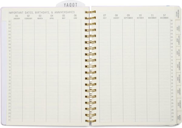 2025 Lavender Standard Issue Large 17-month Weekly Planner