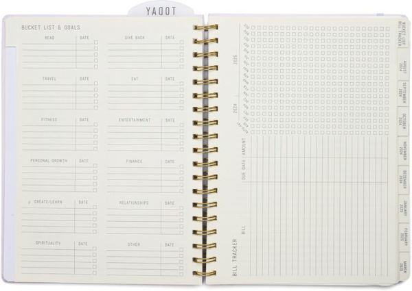 2025 Lavender Standard Issue Large 17-month Weekly Planner