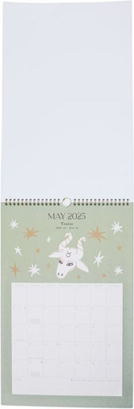 2025 17-month Zodiac Wall Calendar