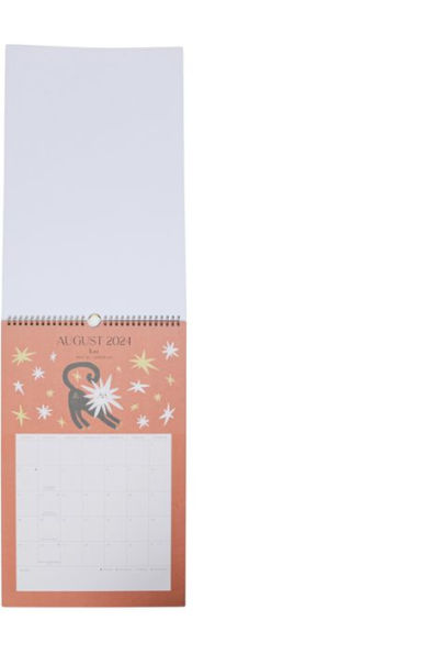 2025 17-month Zodiac Wall Calendar