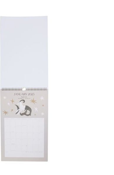 2025 17-month Zodiac Wall Calendar