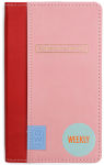 Alternative view 1 of 2025 Pink Colorblock 12-Month Pocket Weekly Planner