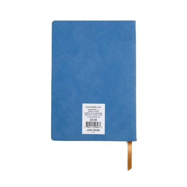 Cornflower Blue Vegan Suede Journal 6" x 8"