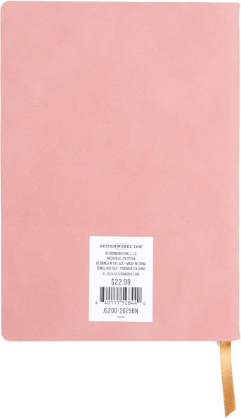 Dusty Rose Vegan Suede Journal 6" x 8"