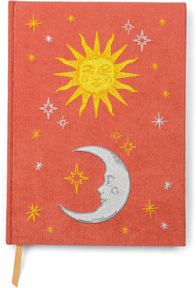 Celestial Embroidered Bound Journal 7.5" x 10.25"